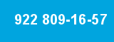 922 809-16-57